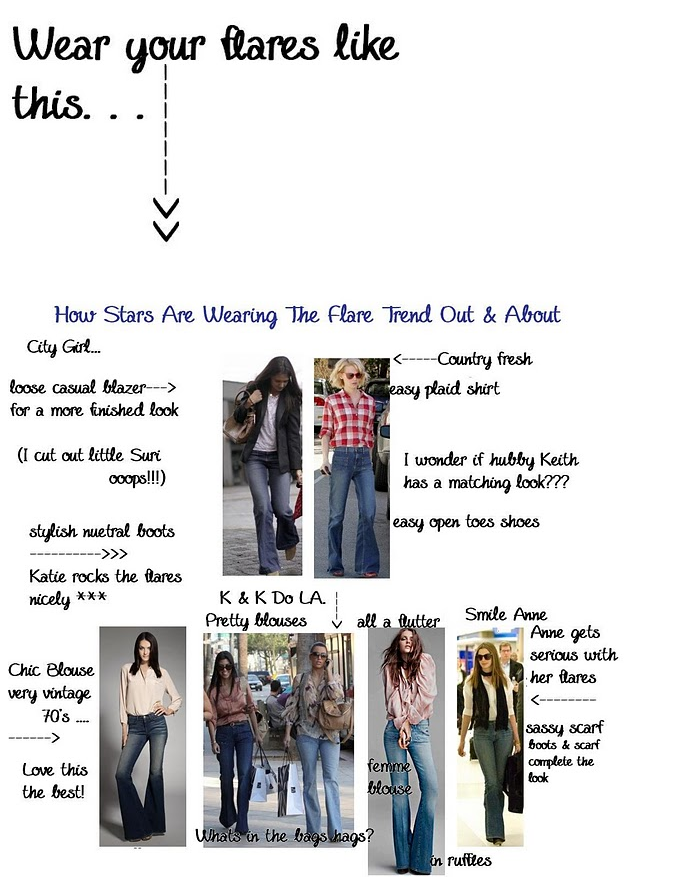 NYC’s VIV// Trending:Flares-How Celebs Are Wearing Them