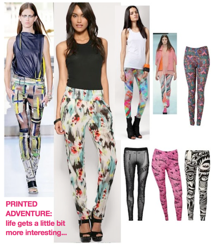 Trend Alert with VIV of NYC: TREND ALERT- PRINTED LEGGINGS