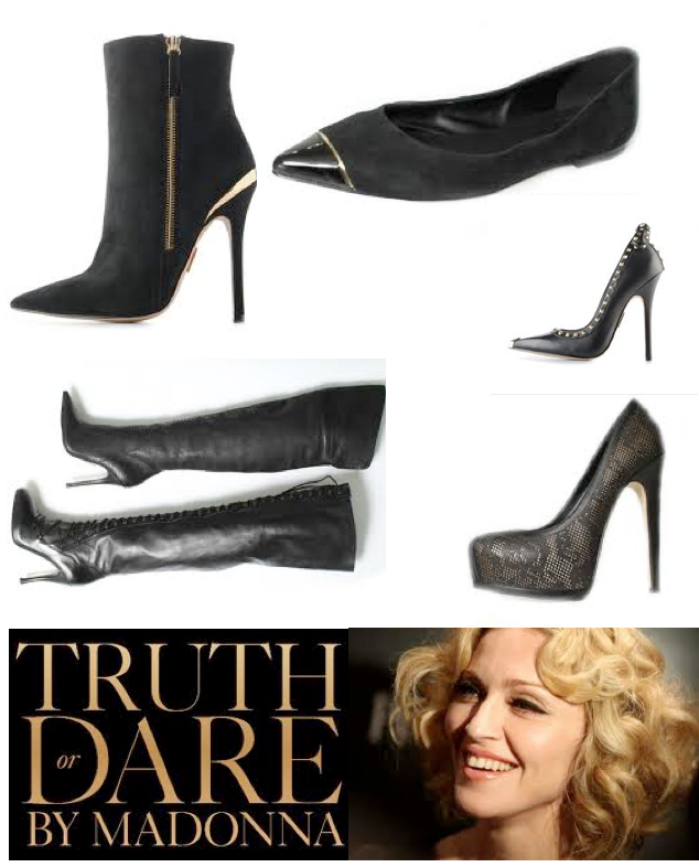 Celeb Update with Lisa H of Belgium: 'Truth or dare' shoe line by Madonna