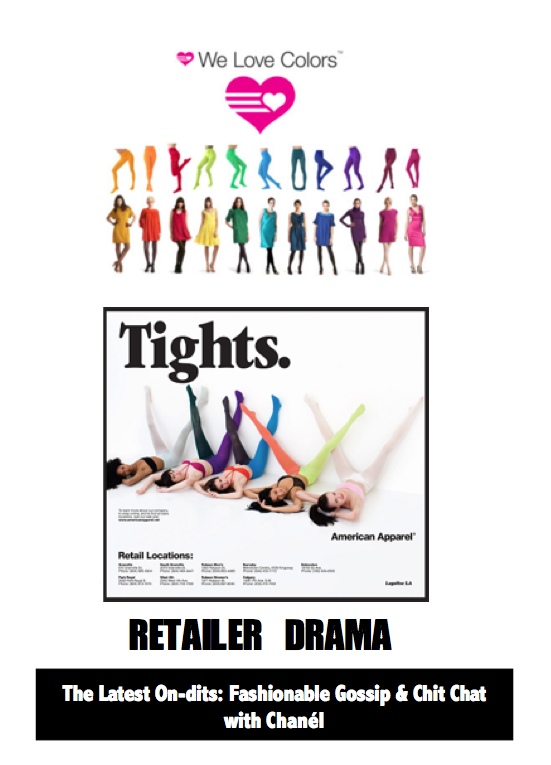 Fashion On-dits with Chanél: Could We Love Colors Steal American Apparel's Thunder?