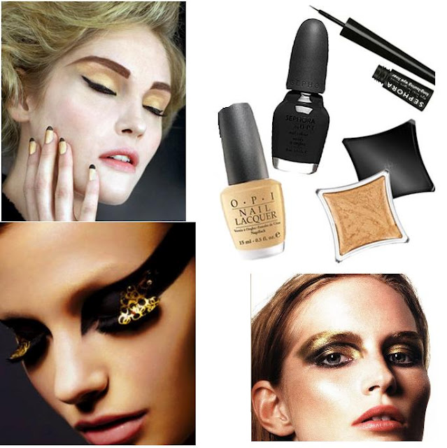 VIV:Nail Tip: Easy Way To Use Black & Gold Trend + 06/19: Hot Fashion Event & Concert in Los Angeles Tomorrow