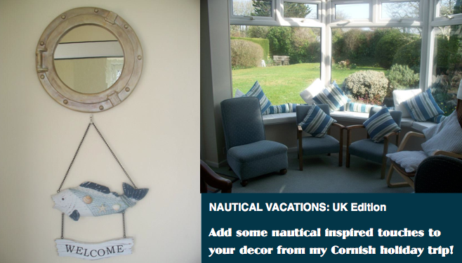 UK, Ella// Be inspired by Cornish nautical interior design and beach fashion! (Fashionable Vacation Series)